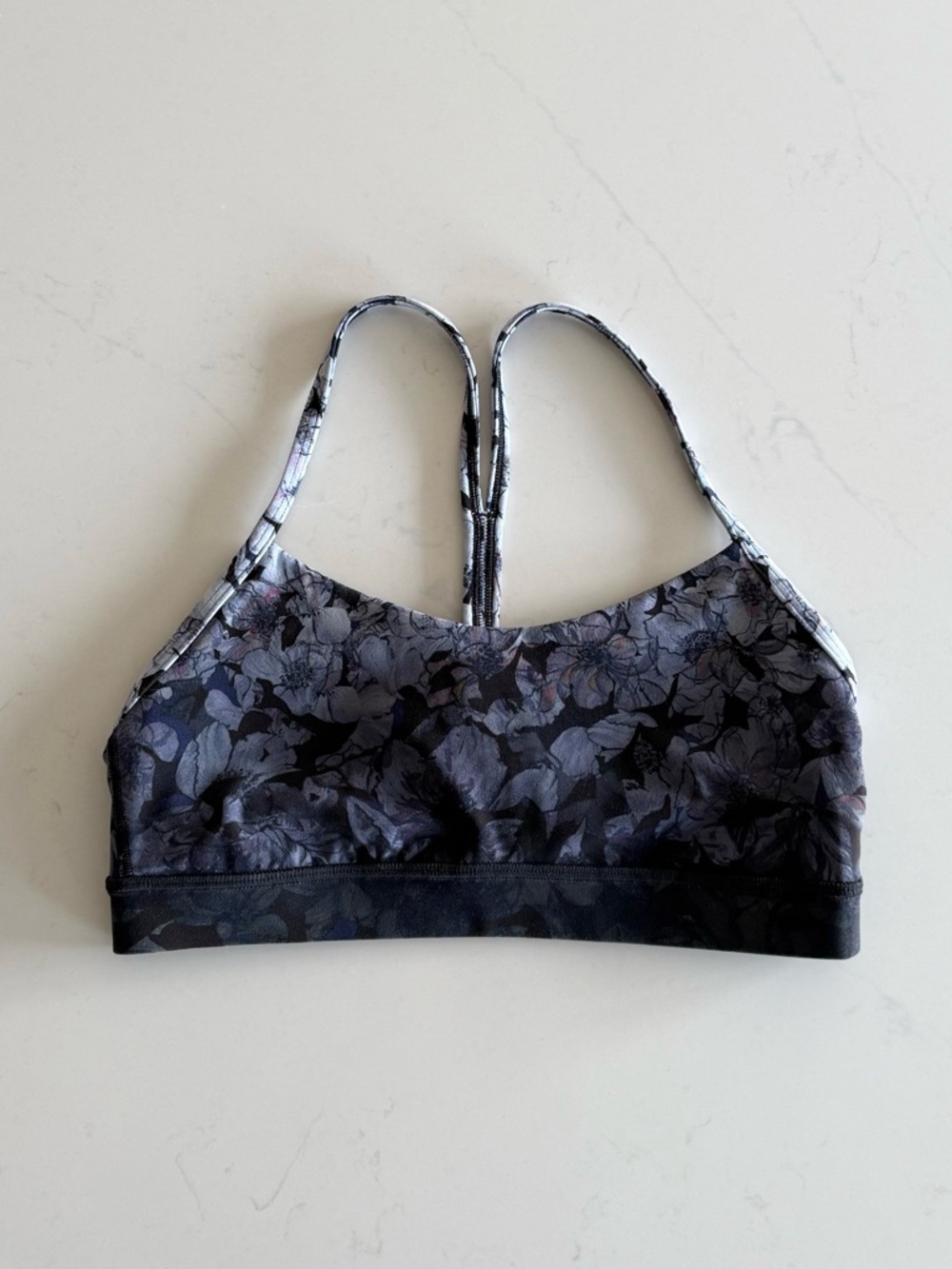 lululemon flow y bra floral